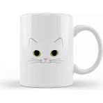 Baskı Dükkanı Cute Ginger Cat White Cat Kedi Kupa