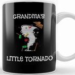 Baskı Dükkanı Cute Grandma S Little Tornado Kids Kupa