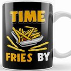 Baskı Dükkanı Cute Time Fries By Funny French Fry Food Pun Kupa
