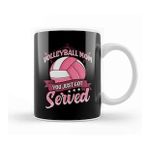 Baskı Dükkanı Cute Volleyball Mom You Just Got Served Pun Kupa Bardak