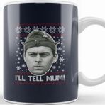 Baskı Dükkanı Dads Army Pike Tell Mum Christmas Knit Pattern Kupa