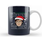 Baskı Dükkanı Dashing Theroux the Snow Louis Christmas Kupa Bardak