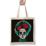 Baskı Dükkanı Day Of The Dead Bride Bez Çanta