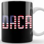 Baskı Dükkanı Defend Daca Dreamers Patriotic Usa Political Beyaz Porselen Kupa Bardak