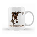 Baskı Dükkanı Demogorgon Pixel Character Beyaz Porselen Kupa Bardak