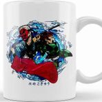 Baskı Dükkanı Demon Slayer Kimetsu no Yaiba Water Breathing Kupa Bardak