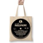 Baskı Dükkanı Disco Tag Parlophone Bez Kadın Günlük Çanta
