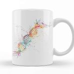 Baskı Dükkanı Dna Molecule Beyaz Porselen Kupa Bardak