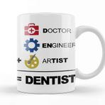 Baskı Dükkanı Doctor Engineer Artist Dentist 025 Kupa Bardak