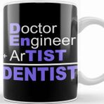 Baskı Dükkanı Doctor Engineer Artist Dentist 028 Kupa Bardak