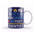 Baskı Dükkanı Doctor Engineer Artist Dentist 05 Kupa Bardak