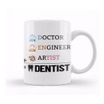 Baskı Dükkanı Doctor Engineer Artist Dentist 34 Kupa Bardak
