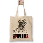 Baskı Dükkanı Dog Punisher Köpek Bez Çanta