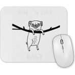 Baskı Dükkanı Dogs Pug Köpek Mouse Pad