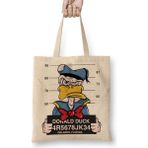 Baskı Dükkanı Donald Duck Bez Çanta