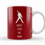 Baskı Dükkanı Dont Stop Me Now 01 Beyaz 330 ml Porselen Kupa Bardak