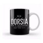 Baskı Dükkanı Dorsia Bar And Resturant American Psycho Beyaz 330 ml Porselen Kupa Bardak