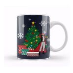 Baskı Dükkanı Dracule Mihawk Around The Christmas Tree One Piece Porselen Beyaz Kupa Bardak