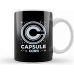 Baskı Dükkanı Dragon Ball Z Capsule Corporation Christmas Snowv Logo Porselen Beyaz Kupa Bardak