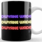 Baskı Dükkanı Dwyane Wade Basketball Gifts Vvintage Retro Rainbow Quotes For Boys And Dad Kupa Bardak