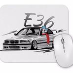 Baskı Dükkanı E36 M3 Lowstyle Skulldriver Mouse Pad