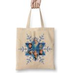 Baskı Dükkanı Elsa Anna Snowflake Frozen Snowflake Bez Kadın Günlük Çanta