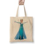 Baskı Dükkanı Elsa Hans Frozen Anna Bez Kadın Günlük Çanta