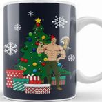 Baskı Dükkanı Escanor Around The Christmas Tree Seven Deadly Sins Kupa