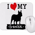 Baskı Dükkanı Eu Amo Meu Cachorro Mouse Pad