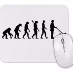 Baskı Dükkanı Evolution Pug Evrim Köpek Mouse Pad
