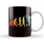 Baskı Dükkanı Evolution Squash Player Ball Sports Indoor Tennis Trainer Kupa