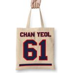 Baskı Dükkanı Exo Chanyeol 61 Bez Uzun Saplı Krem Rengi Çanta