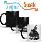 Baskı Dükkanı Fallout War Never Changes Sihirli Porselen Kupa