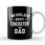 Baskı Dükkanı Fathers Day World's Best Cyclist And Dad Beyaz 330 ml Porselen Kupa Bardak