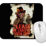 Baskı Dükkanı Fire Damages Everything Mouse Pad