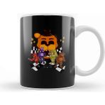 Baskı Dükkanı First Night Neon Fnaf Kupa Bardak