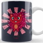 Baskı Dükkanı Flaky Retro Japanese Happy Tree Friends Kupa