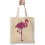 Baskı Dükkanı Flamingo 7 Bez Bayan Günlük Çanta