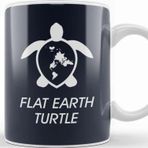 Baskı Dükkanı Flat Earth Turtle Kupa