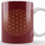 Baskı Dükkanı Flower Of Life Kupa