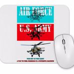 Baskı Dükkanı Flying Military Helicopter Army Mouse Pad