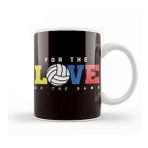 Baskı Dükkanı For Love Of Game Volleyball Player Coach Team Setter Kupa