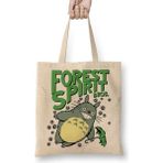 Baskı Dükkanı Forest Spırıt Bros Totoro Bez Kadın Günlük Çanta