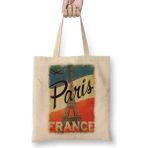 Baskı Dükkanı Franca Paris Bez Çanta