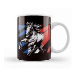 Baskı Dükkanı France Flag Horse Riding Equestrian Sport Horseshoe Saddle Kupa