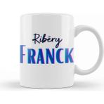 Baskı Dükkanı Franck Ribéry Vintage Retro Rainbow Style Kupa