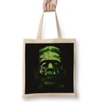 Baskı Dükkanı Frankensteins Monster Bez Kadın Günlük Çanta