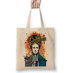 Baskı Dükkanı Frida Mandala Bez Kadın Günlük Çanta