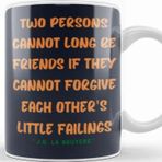 Baskı Dükkanı Friendship Quotes Gift Jean De La Bruyere Kupa