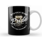 Baskı Dükkanı Fun Cool Vintage Beard Pride Inspirational Kupa Bardak